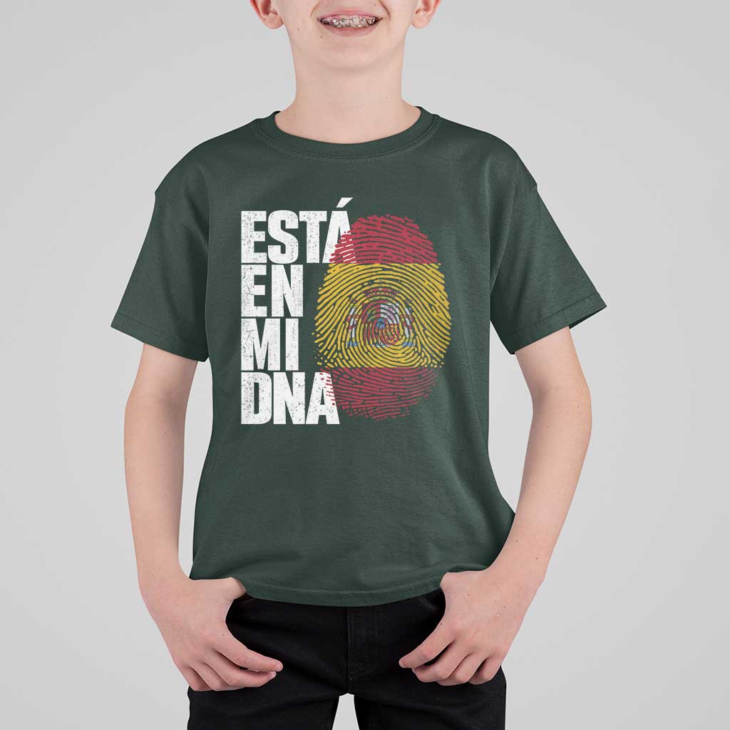 It's in My DNA Espana Spain Spanish Flag Pride T Shirt For Kid