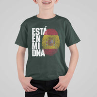 It's in My DNA Espana Spain Spanish Flag Pride T Shirt For Kid