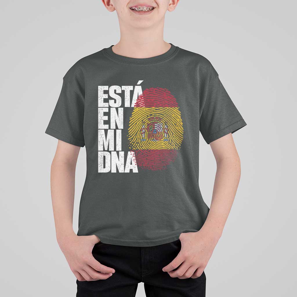 It's in My DNA Espana Spain Spanish Flag Pride T Shirt For Kid
