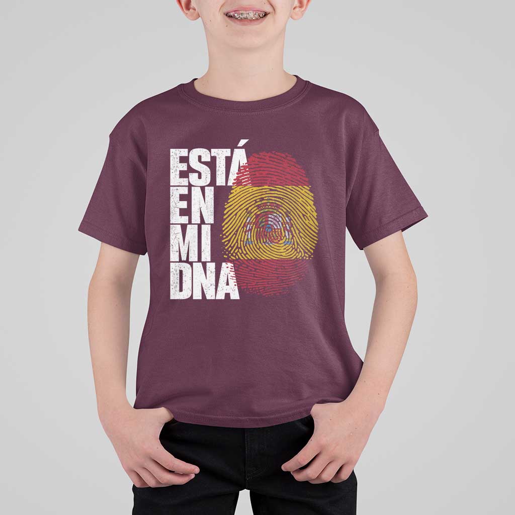 It's in My DNA Espana Spain Spanish Flag Pride T Shirt For Kid