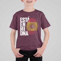 It's in My DNA Espana Spain Spanish Flag Pride T Shirt For Kid