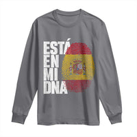 It's in My DNA Espana Spain Spanish Flag Pride Long Sleeve Shirt