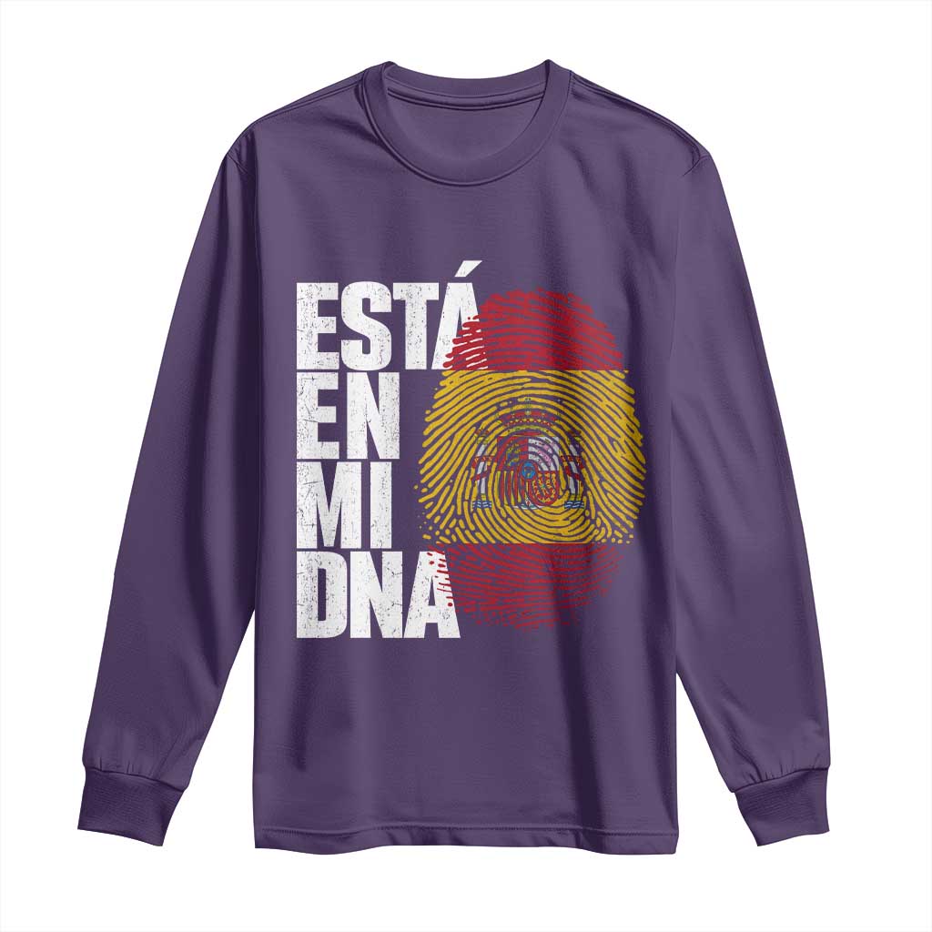 It's in My DNA Espana Spain Spanish Flag Pride Long Sleeve Shirt