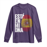 It's in My DNA Espana Spain Spanish Flag Pride Long Sleeve Shirt
