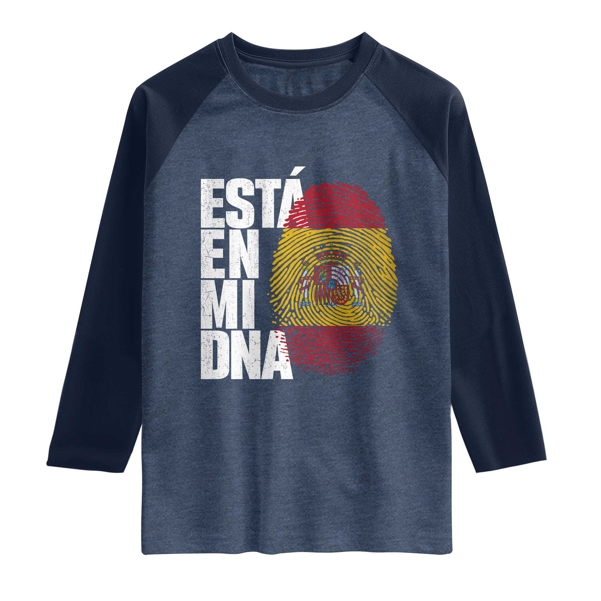It's in My DNA Espana Spain Spanish Flag Pride Raglan Shirt