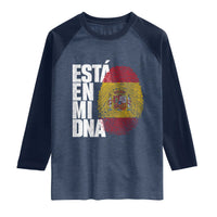 It's in My DNA Espana Spain Spanish Flag Pride Raglan Shirt