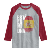 It's in My DNA Espana Spain Spanish Flag Pride Raglan Shirt