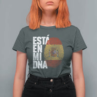 It's in My DNA Espana Spain Spanish Flag Pride T Shirt For Women