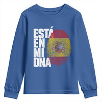 It's in My DNA Espana Spain Spanish Flag Pride Youth Sweatshirt