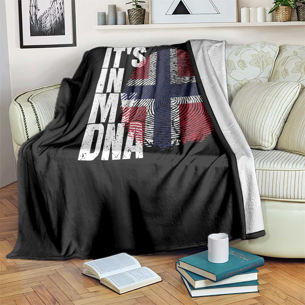 It's in My DNA Norway Norwegian Flag Pride Throw Blanket