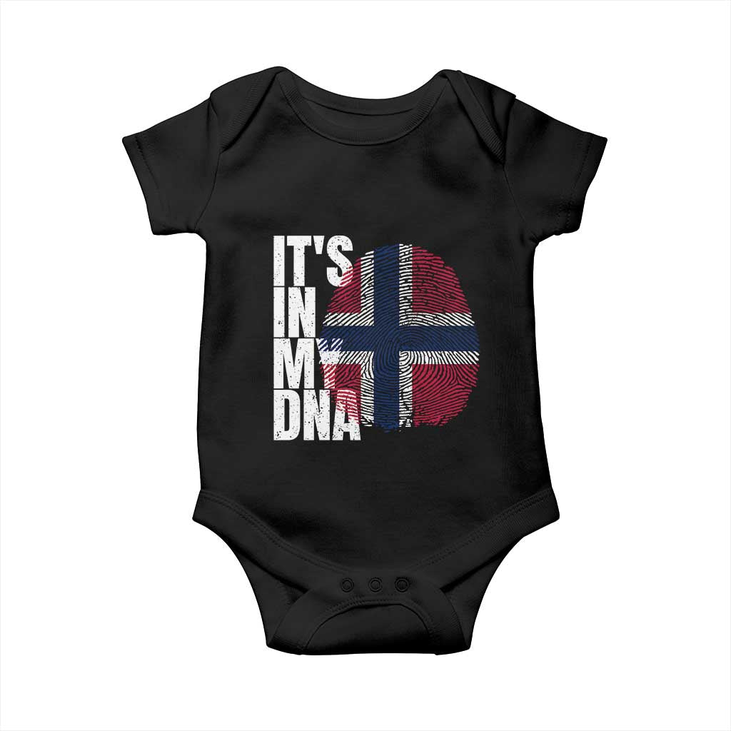 It's in My DNA Norway Norwegian Flag Pride Baby Onesie