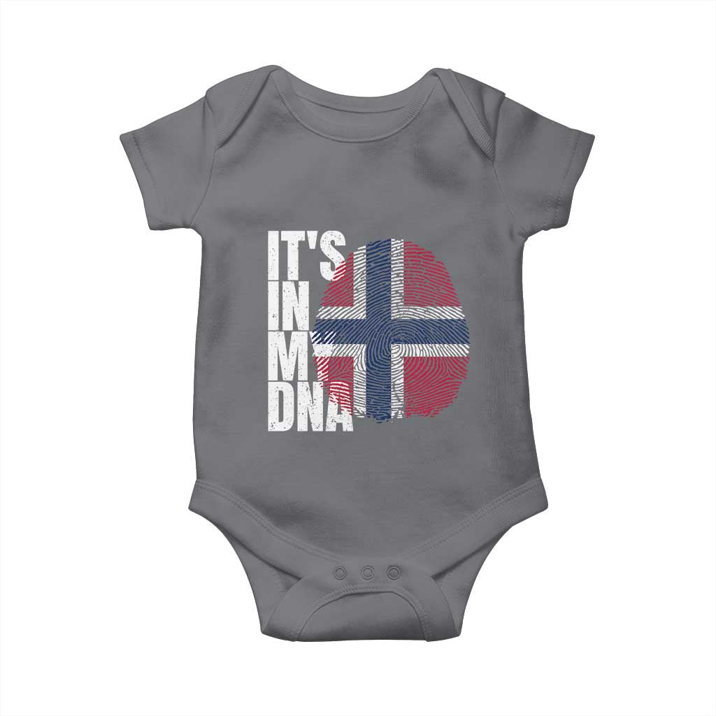 It's in My DNA Norway Norwegian Flag Pride Baby Onesie
