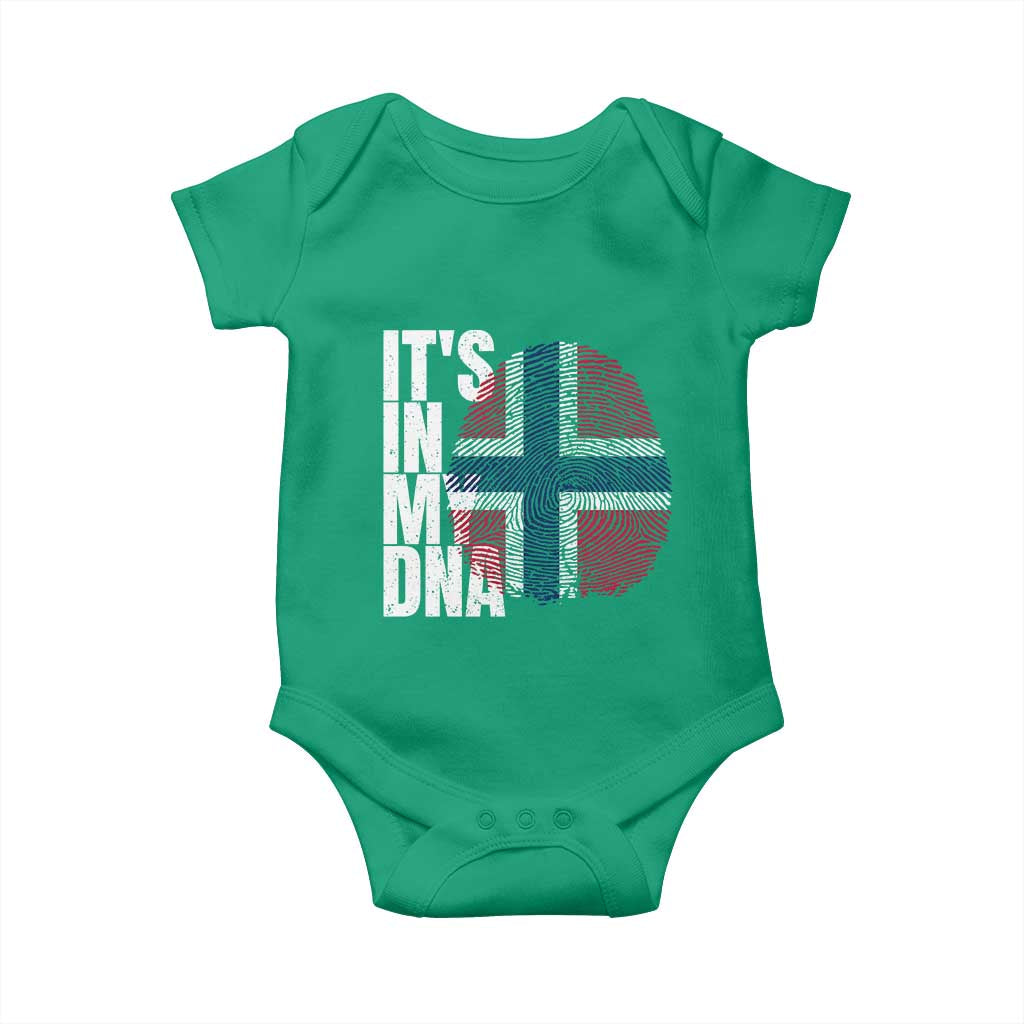 It's in My DNA Norway Norwegian Flag Pride Baby Onesie