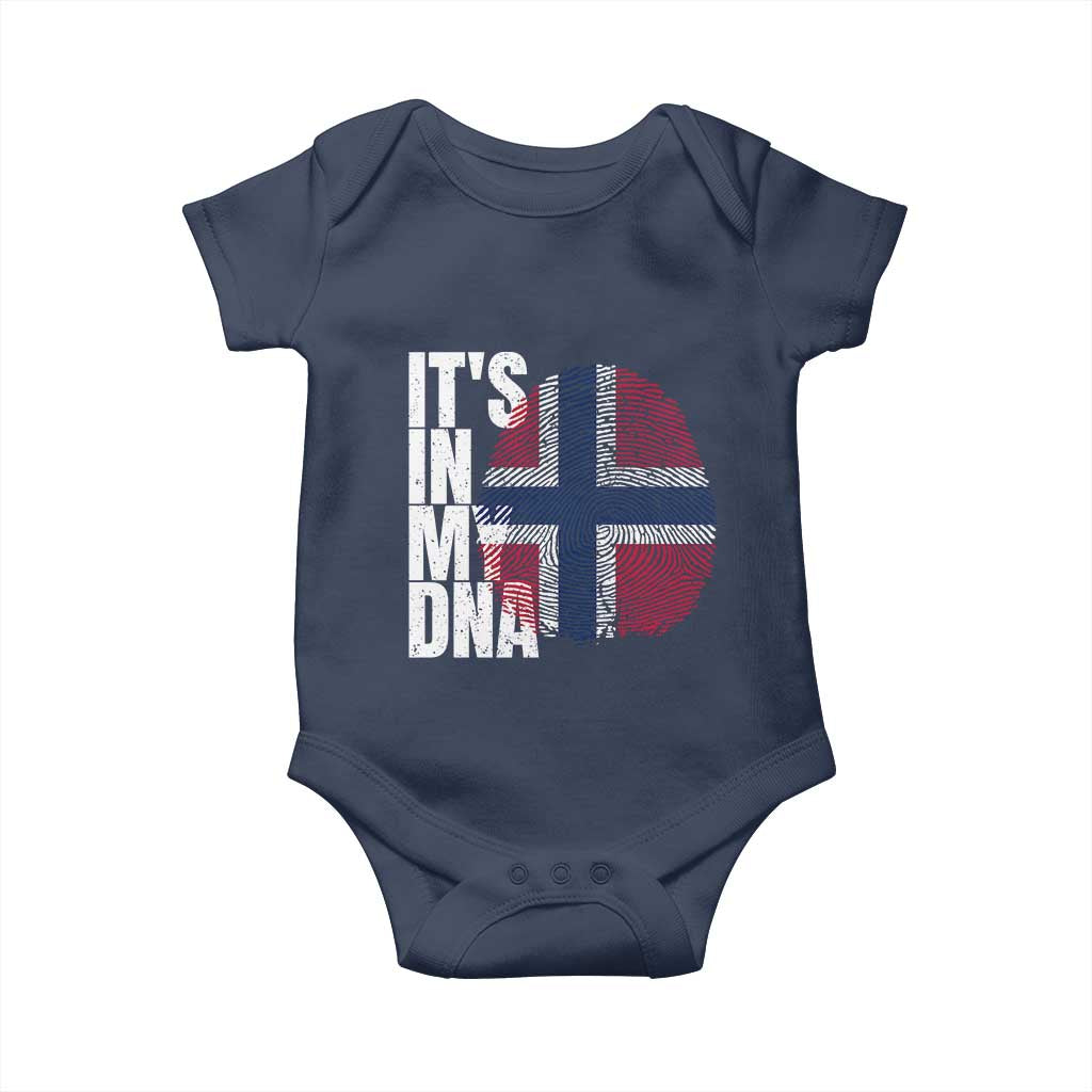 It's in My DNA Norway Norwegian Flag Pride Baby Onesie