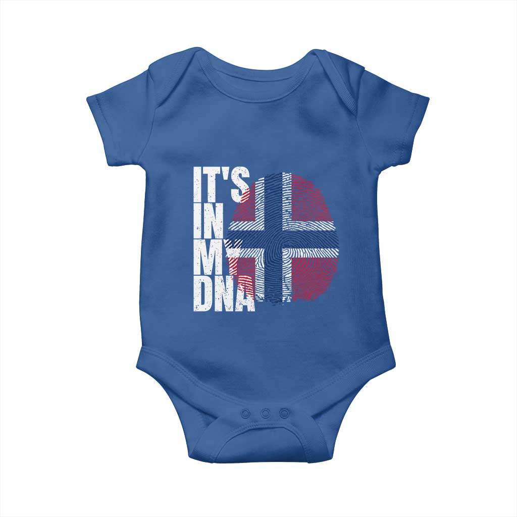 It's in My DNA Norway Norwegian Flag Pride Baby Onesie