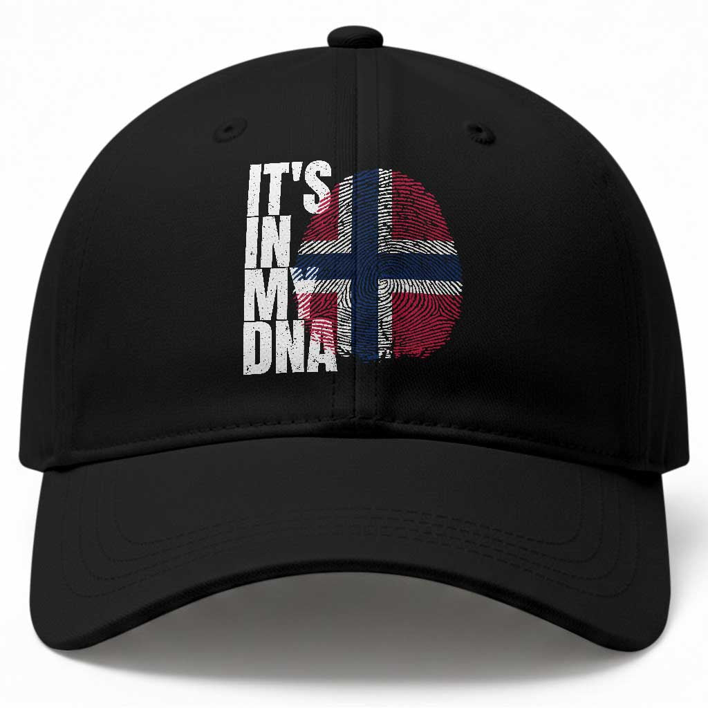 It's in My DNA Norway Norwegian Flag Pride Baseball Cap