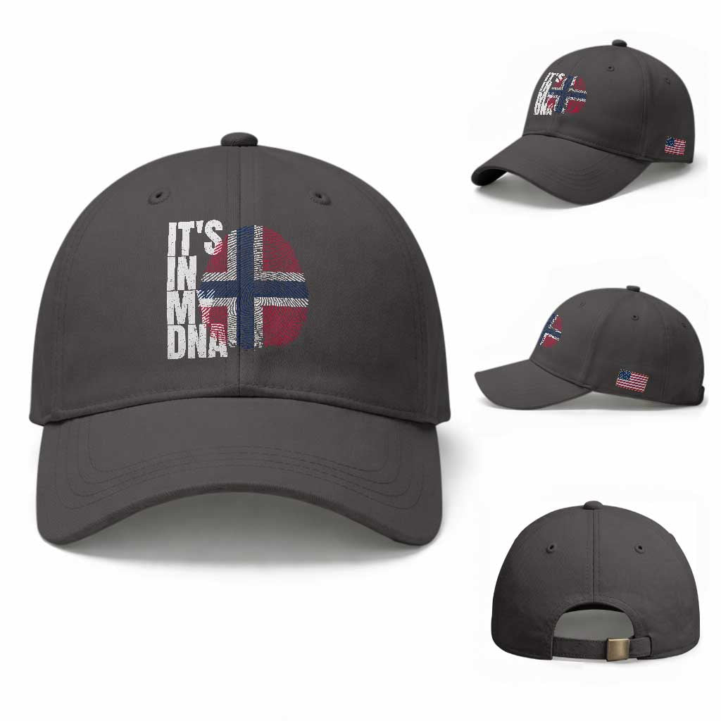 It's in My DNA Norway Norwegian Flag Pride Baseball Cap