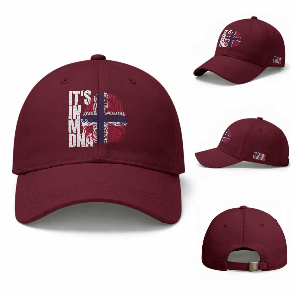 It's in My DNA Norway Norwegian Flag Pride Baseball Cap