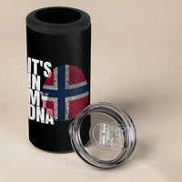 It's in My DNA Norway Norwegian Flag Pride 4 in 1 Can Cooler Tumbler