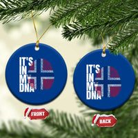 It's in My DNA Norway Norwegian Flag Pride Ceramic Ornament