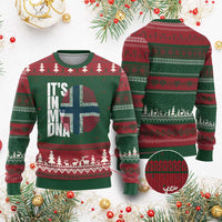 It's in My DNA Norway Norwegian Flag Pride Ugly Christmas Sweater