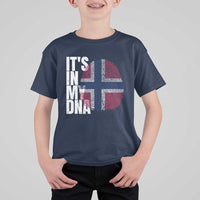 It's in My DNA Norway Norwegian Flag Pride T Shirt For Kid