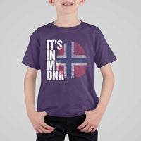 It's in My DNA Norway Norwegian Flag Pride T Shirt For Kid