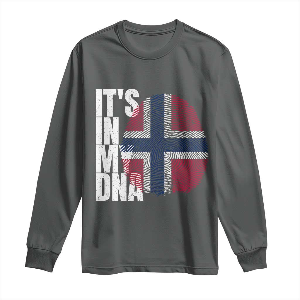 It's in My DNA Norway Norwegian Flag Pride Long Sleeve Shirt