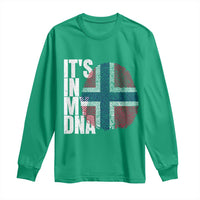 It's in My DNA Norway Norwegian Flag Pride Long Sleeve Shirt
