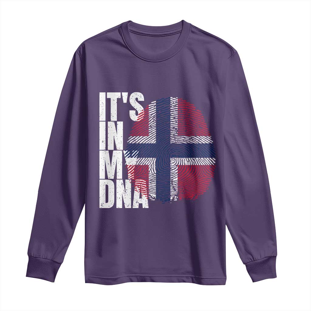 It's in My DNA Norway Norwegian Flag Pride Long Sleeve Shirt