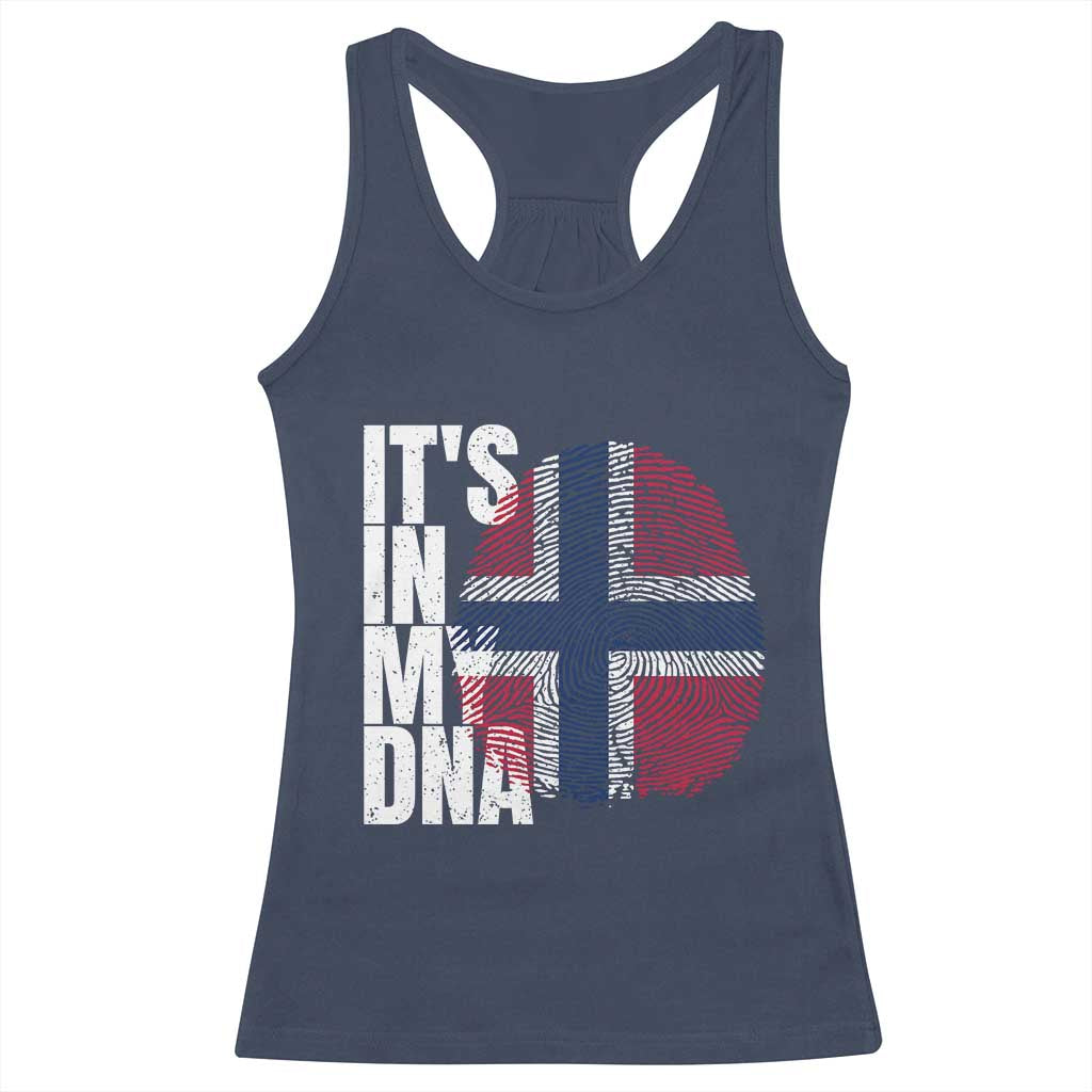 It's in My DNA Norway Norwegian Flag Pride Racerback Tank Top