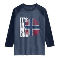 It's in My DNA Norway Norwegian Flag Pride Raglan Shirt
