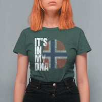 It's in My DNA Norway Norwegian Flag Pride T Shirt For Women