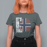It's in My DNA Norway Norwegian Flag Pride T Shirt For Women