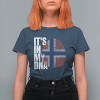 It's in My DNA Norway Norwegian Flag Pride T Shirt For Women