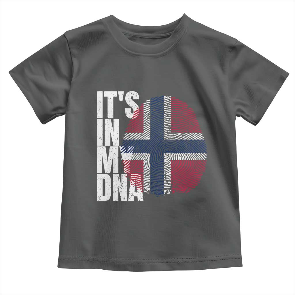 It's in My DNA Norway Norwegian Flag Pride Toddler T Shirt