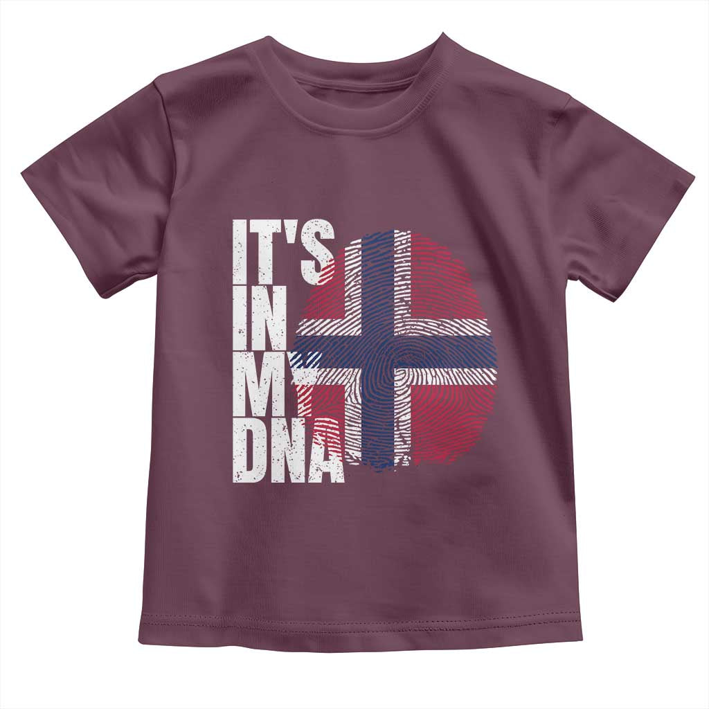 It's in My DNA Norway Norwegian Flag Pride Toddler T Shirt