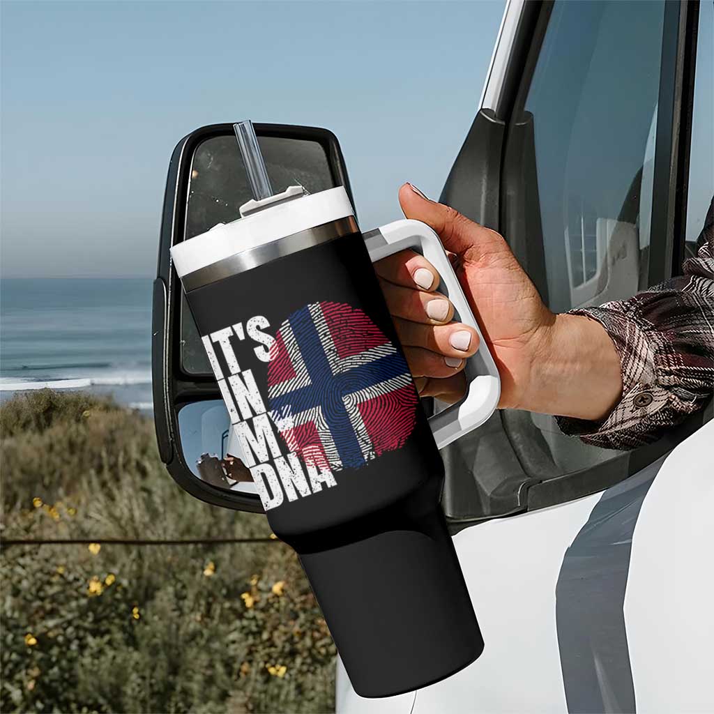 It's in My DNA Norway Norwegian Flag Pride Tumbler With Handle