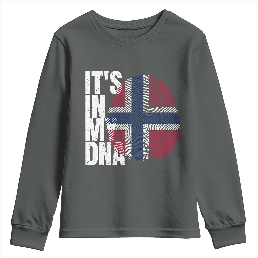 It's in My DNA Norway Norwegian Flag Pride Youth Sweatshirt