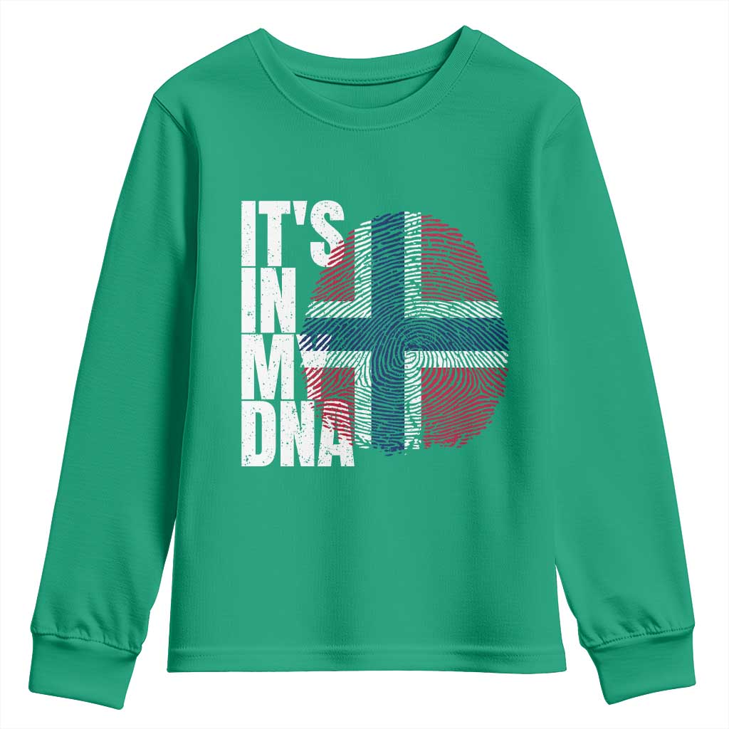It's in My DNA Norway Norwegian Flag Pride Youth Sweatshirt