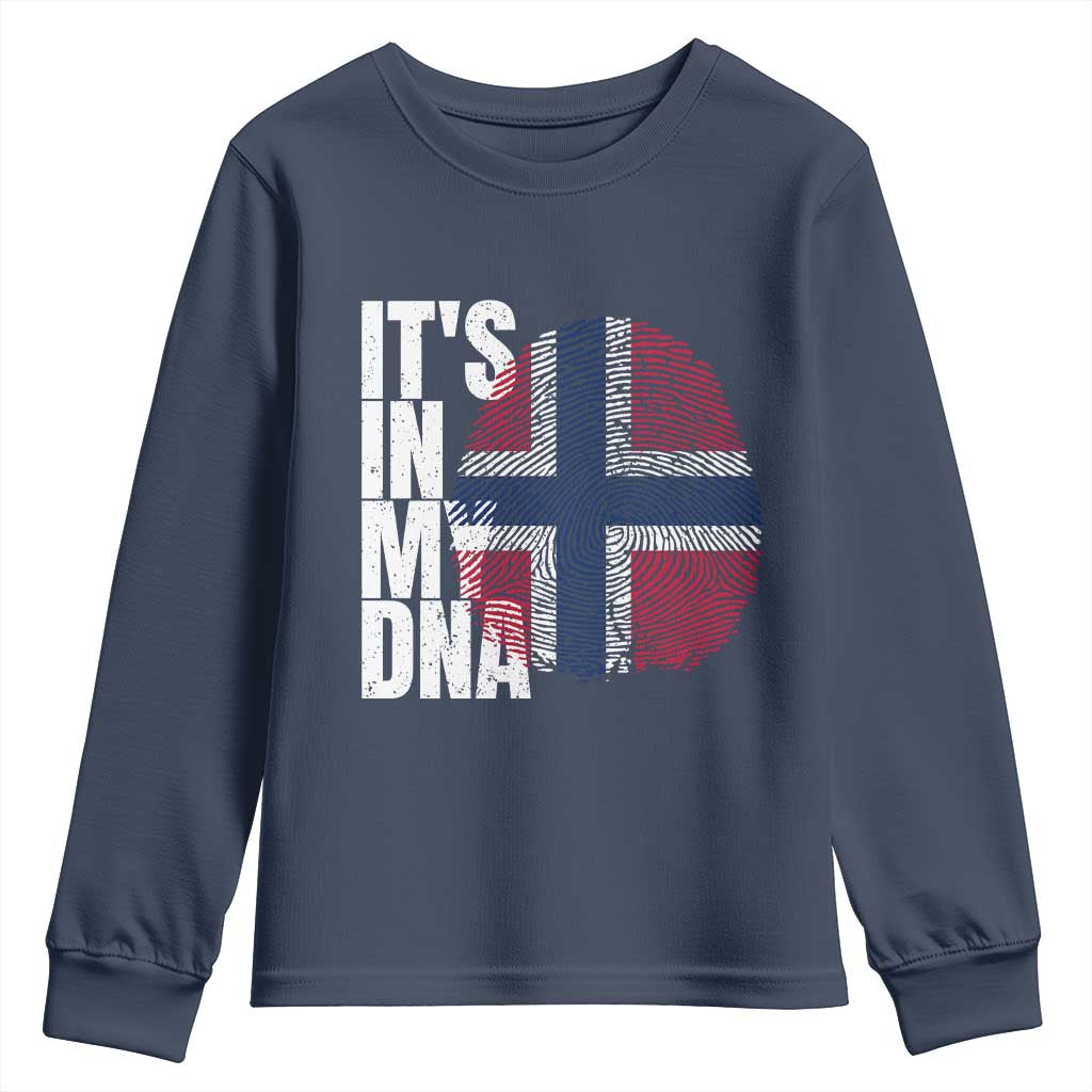 It's in My DNA Norway Norwegian Flag Pride Youth Sweatshirt