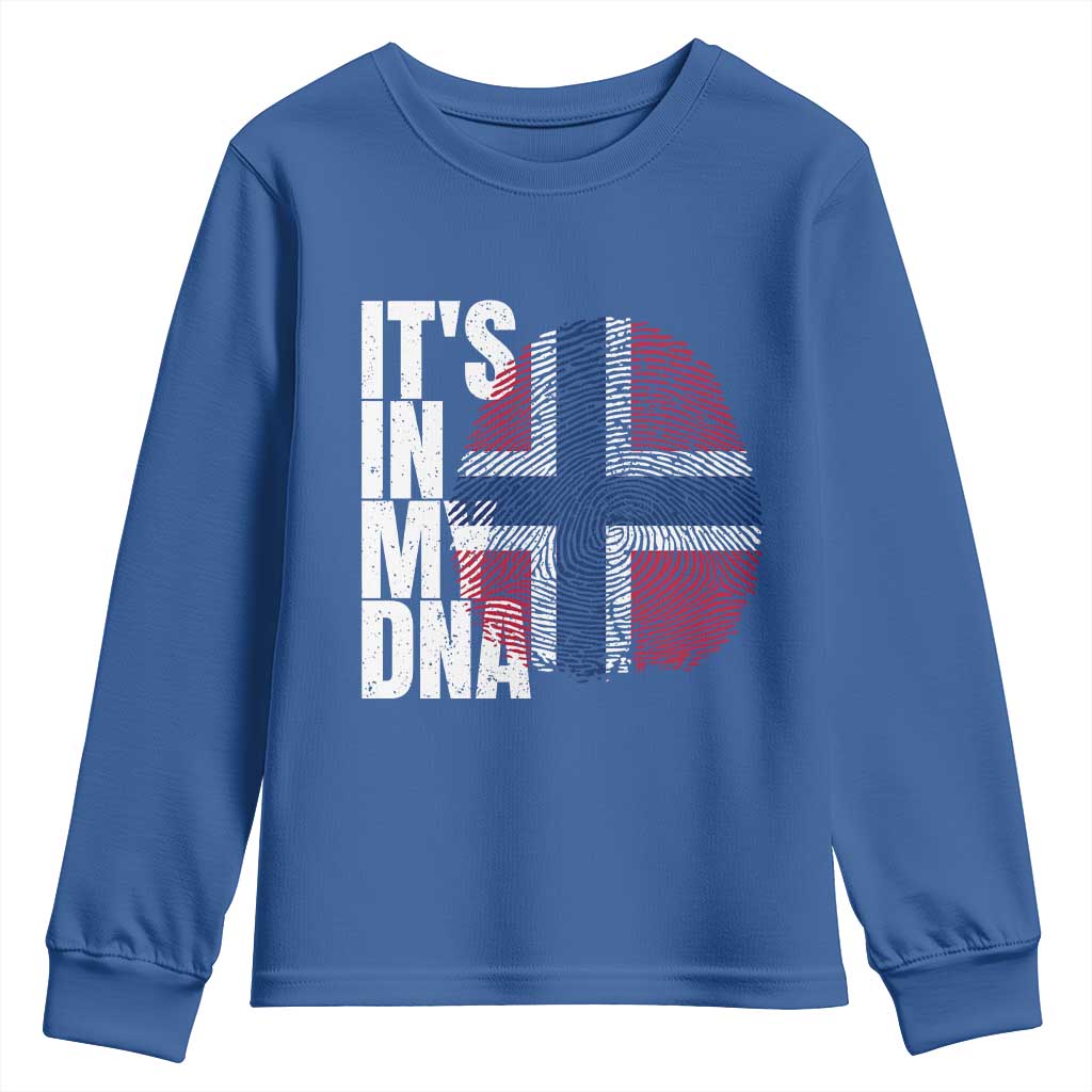 It's in My DNA Norway Norwegian Flag Pride Youth Sweatshirt