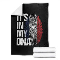 It's in My DNA France French Flag Throw Blanket