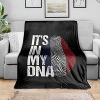 It's in My DNA France French Flag Throw Blanket