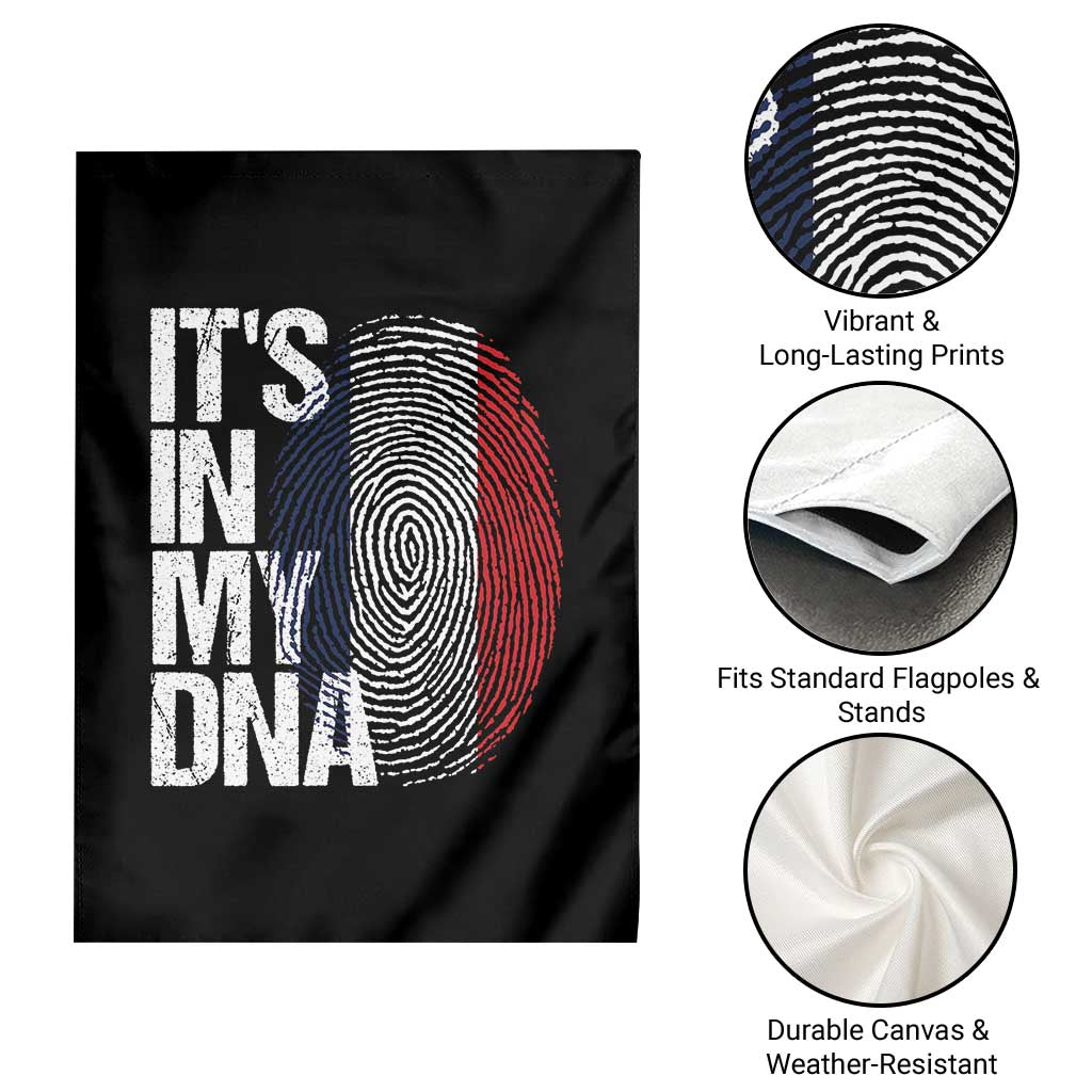 It's in My DNA France French Flag Garden Flag