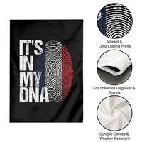 It's in My DNA France French Flag Garden Flag