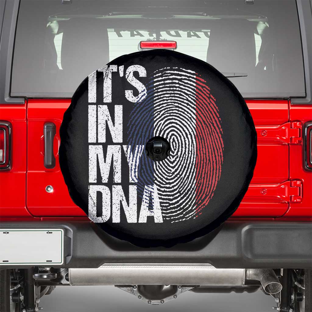 It's in My DNA France French Flag Spare Tire Cover