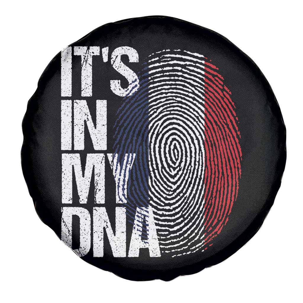 It's in My DNA France French Flag Spare Tire Cover