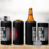 It's in My DNA France French Flag 4 in 1 Can Cooler Tumbler