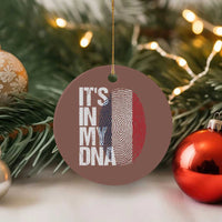 It's in My DNA France French Flag Ceramic Ornament